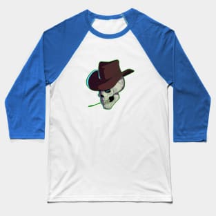 Cowboy Skull Baseball T-Shirt